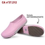Tênis Antiderrapante Rosa BB80 Soft Works EPI Sapato de Segurança 