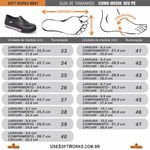 Sapatênis Antiderrapante Preto1 BB81 Softworks EPI Sapato de Segurança 