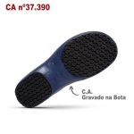 Bota Antiderrapante Cano Curto Marinho BB85 Soft Works Epi Bota De Segurança 