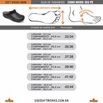 Babuche Antiderrapante com Palmilha Preto BB90 Soft Works EPI Sapato de Segurança