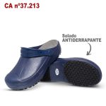 Babuche Antiderrapante com Palmilha Marinho BB90 Soft Works EPI Sapato de Segurança
