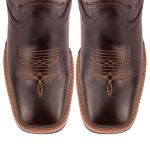 Bota Texana Masculina Bico Quadrado - America - Fossil Café/Fossil Café