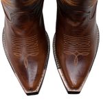 Bota Texana Masculina Bico Fino - Fossil Mostarda/Fossil Mostarda