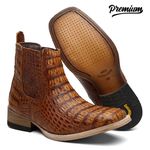 Bota Texana Cano Curto Turuna Jacaré whisk Exclusive 