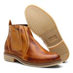 Bota Texana Masculina Índio Preto + Botina Tradicional Latego Whisky