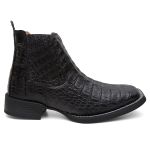 Bota Cano Curto Turuna Jacaré PRETO ANATOMIC