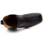 Bota Cano Curto Turuna Jacaré PRETO EXCLUSIVE