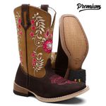 Bota Texana Feminina Floral