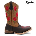 Bota Texana Feminina Flor da Primavera