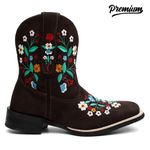 Bota Texana Feminina Charm Floral