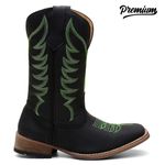 Bota Texana Masculina Black Green