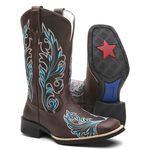 Bota Texana Feminina Floral