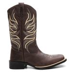 Bota Texana Masculina Raio Bege 