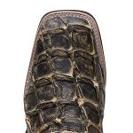 Bota Texana Masculina Pirarucu Antic Rustic