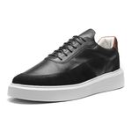 Tênis Casual Masculino Gallant Preto/Whisky Camurça Preto Valentus 