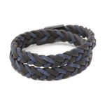 Pulseira em Couro Valentus Trançado 