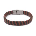 Pulseira Dupla em Couro Valentus