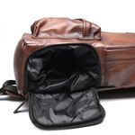 Mochila Cabernet Couro Conhaque 