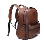 Mochila Cabernet Couro Conhaque 