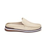 Mule Masculino Vancouver Em Couro Areia 149
