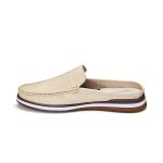 Mule Masculino Vancouver Em Couro Areia 149