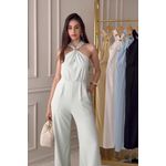 Macacão Augusta frente única - verde pastel