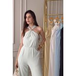 Macacão Augusta frente única - verde pastel