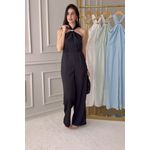 Macacão Augusta frente única Preto 