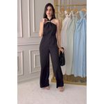 Macacão Augusta frente única Preto 