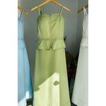 Vestido mídi - verde