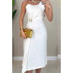 Vestido Nula manga Tatiane - Branco