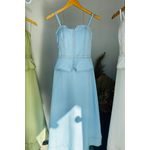Vestido mídi - Azul