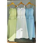 Vestido mídi - branco