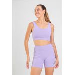 Top Cropped Regata Fitness - Lavanda