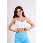 Top Alcinha Fitness - Branco