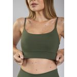 Top Alcinha Fitness - Verde Musgo