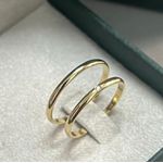 Alianças de Noivado ou Casamento de Ouro 18k, 2mm, Tradicional Abaulada com Pedra