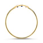 Anel Feminino em Ouro 18K com Pedras de Zircônia Goiânia