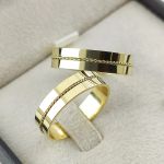 Alianças Casamento Ouro 18k Corda Fio Torcido Sem Pedras