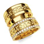 Alianças Projeto 3D Joias 8mm Goiânia