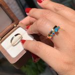 Trio de Alianças Campinas Goiânia Chanfrada 3mm + Anel Solitário 