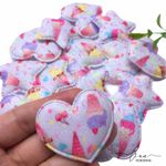 Aplique Glitter Doces Candy (4 unid)