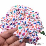 Aplique Glitter Doces Coloridos (4 unid)
