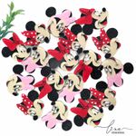 Minnie Acrílico Glitter 5CM (2Uni.)
