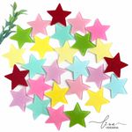 Estrela Acrílico Glitter (3,5cm) (2Uni.)