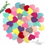 Coração Acrílico Glitter (3cm) (2Uni.)