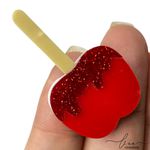 Maçã do Amor Acrílico 4CM (2Uni.) 