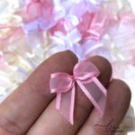 Kit Mini Laços Organza (6 unid)