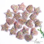 Aplique Acrílico Craquelado (2Uni.)