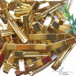 Bico de Pato Dourado 5 e 6cm (20 unidades)